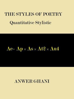 cover image of The Styles of Poetry